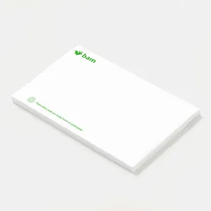 BAM Eco Friendly Sticky Notes A7