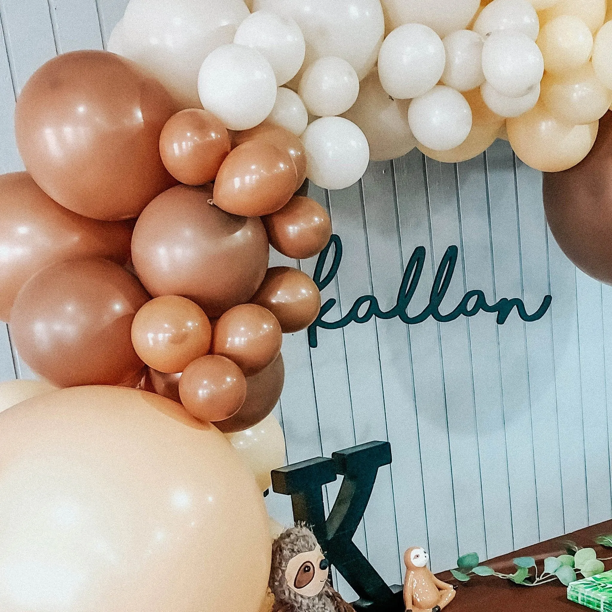 Boho Rainbow Balloon Arch Kit - Nude Tones Balloon Garland Kit