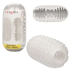 Boundless Reversible Ribbed Stroker - White