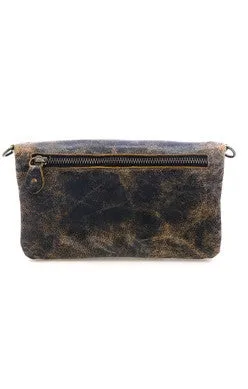 Cadence Black Lux Convertible Clutch