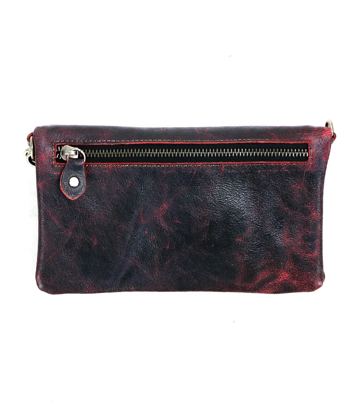 Cadence Red Black Delux Convertible Clutch