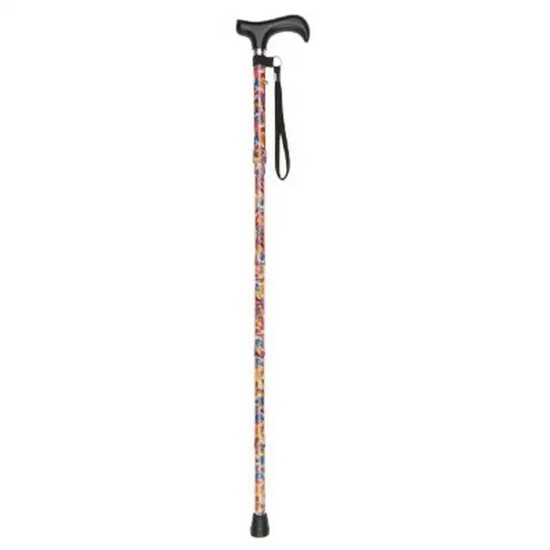 Charles Buyers Ziggy 5 Section Mini Folding Walking Stick - Assorted Patterns