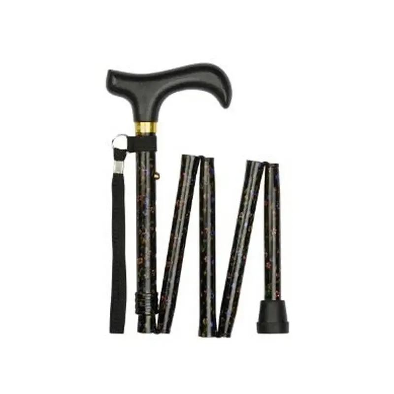 Charles Buyers Ziggy 5 Section Mini Folding Walking Stick - Assorted Patterns