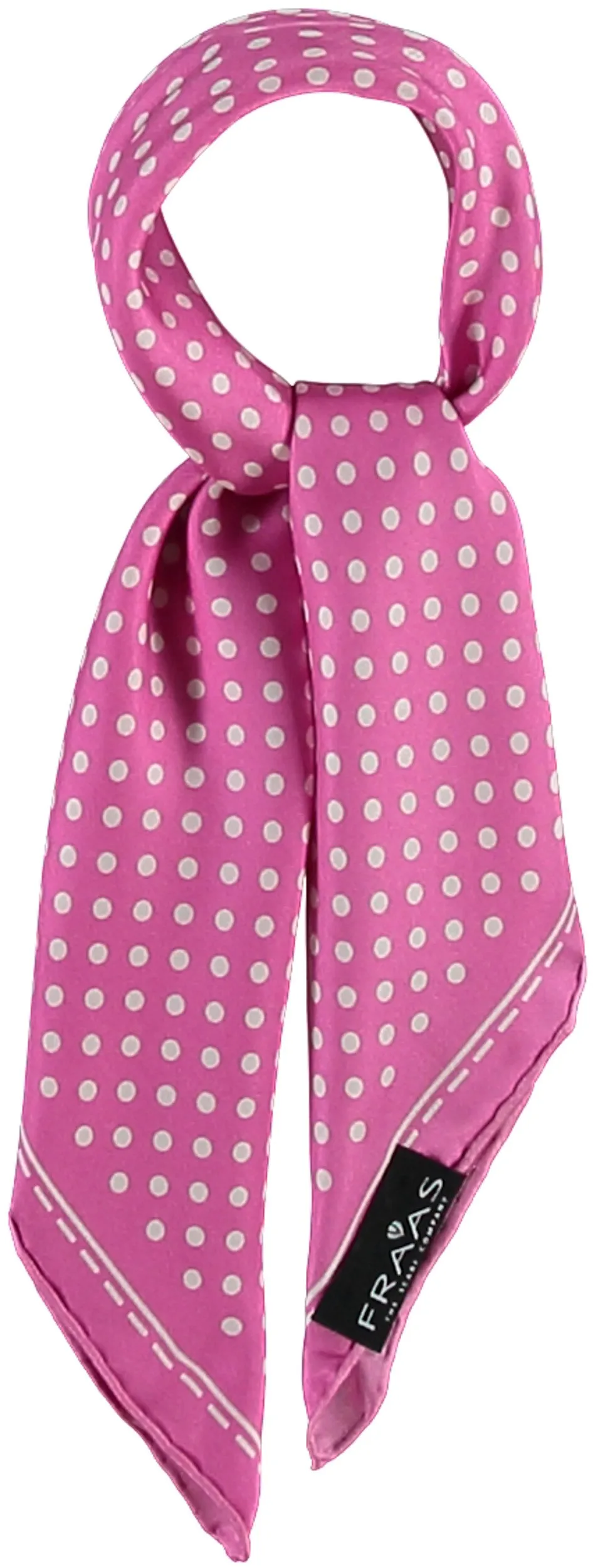 Classic Dot Silk Square Printed Neckie