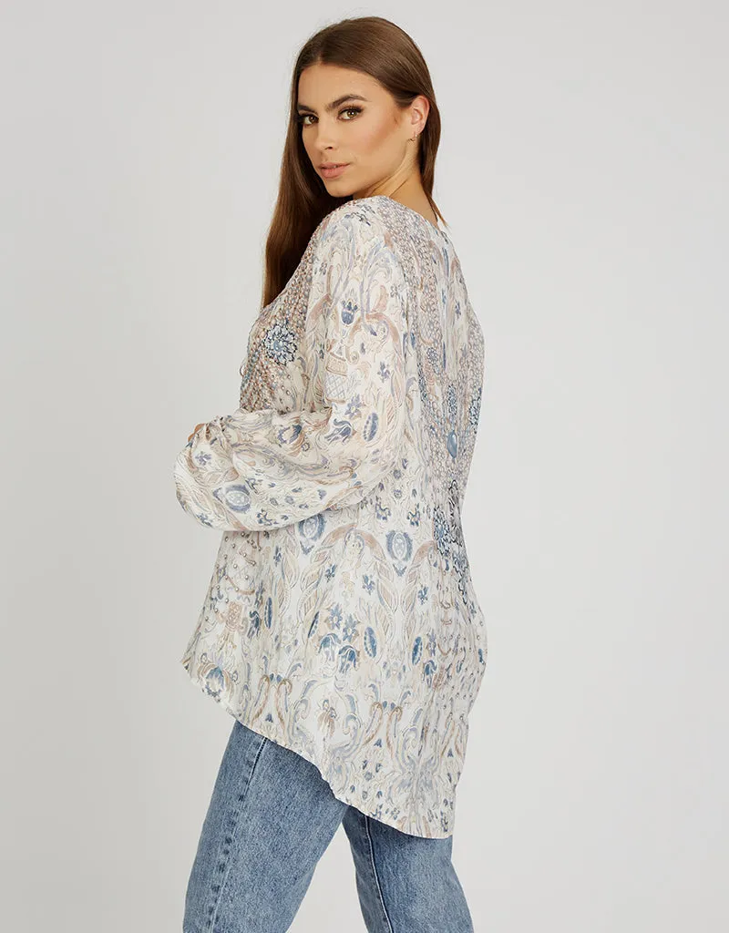 Freya Beaded Blouse