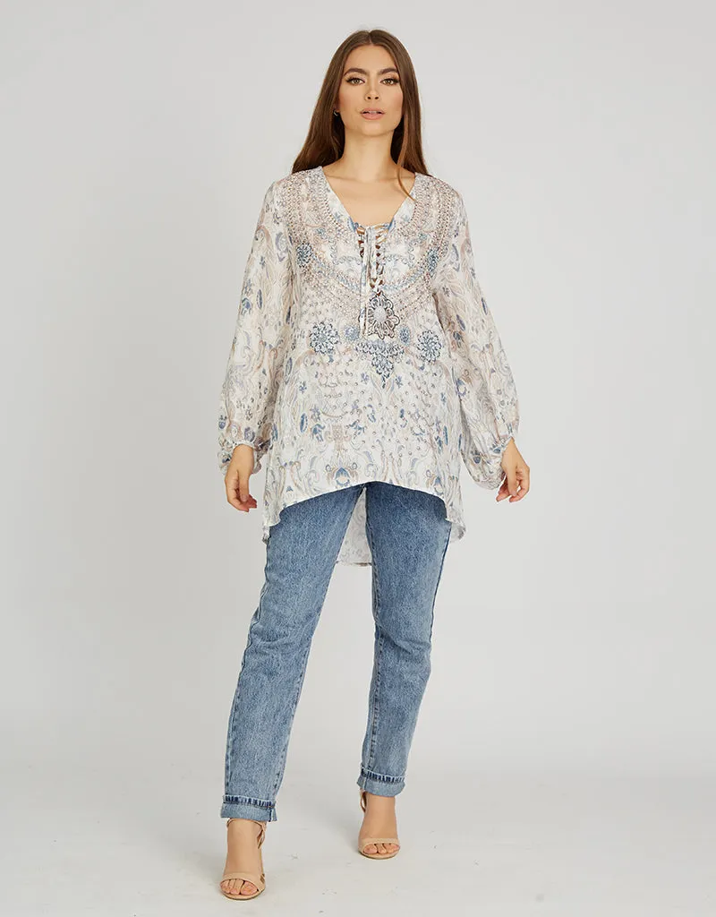 Freya Beaded Blouse