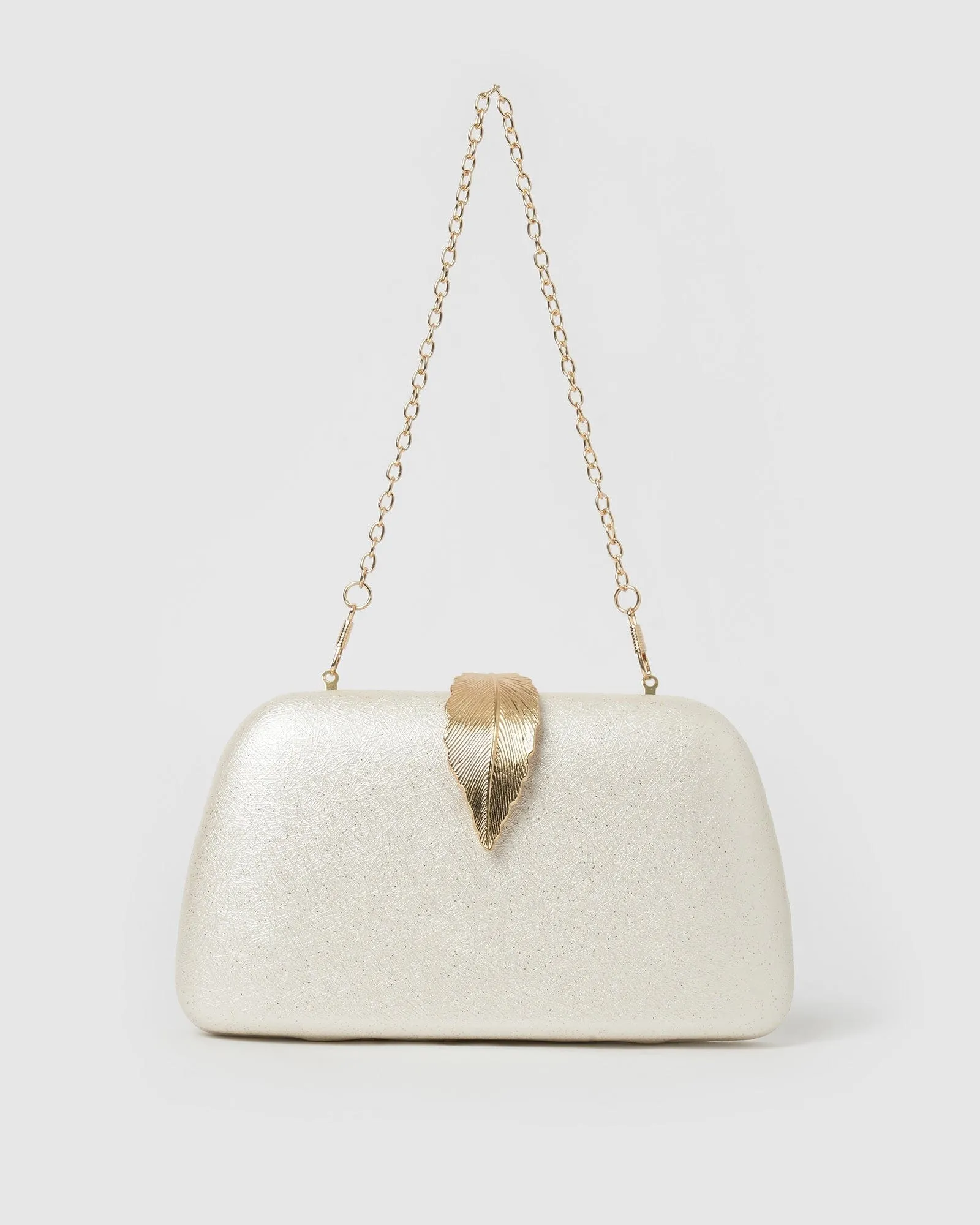 Izoa Rebecca Clutch Ivory