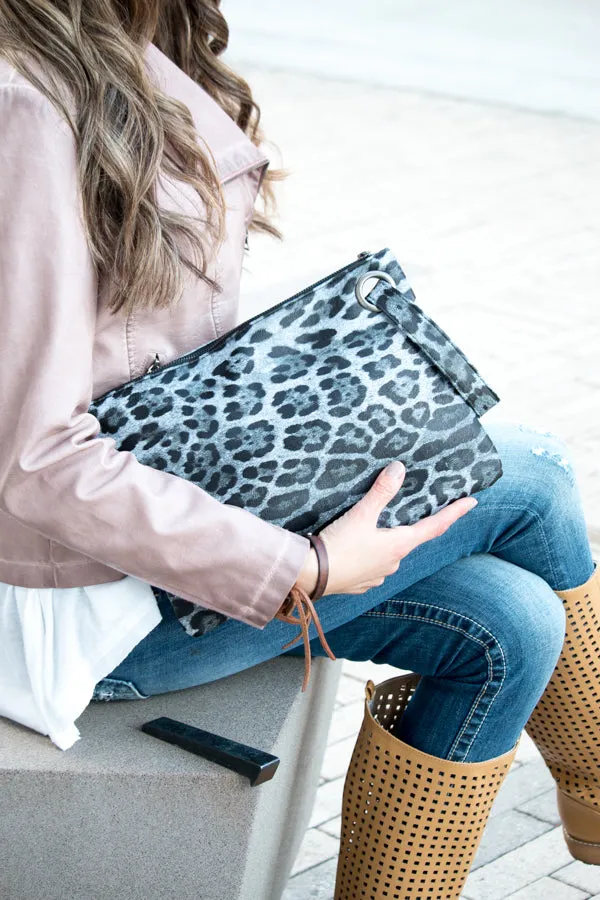 Leopard Oversize Clutch