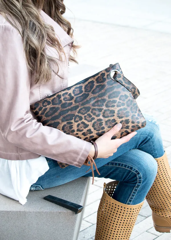 Leopard Oversize Clutch