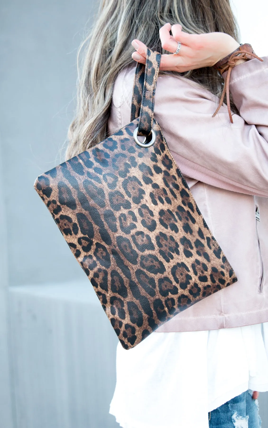 Leopard Oversize Clutch