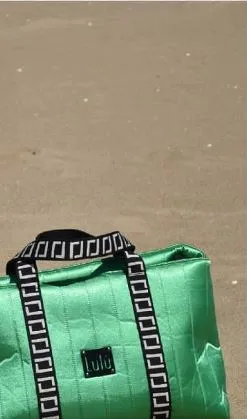 Lulu K Positano Beach Bag - Green