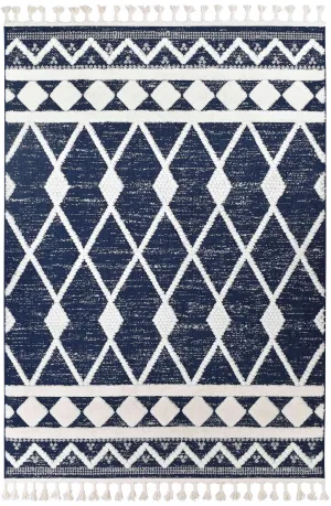 Mia B0370A Navy Rug by Austex