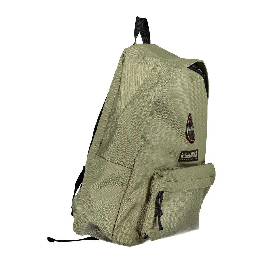 Napapijri Eco-Conscious Green Backpack with Sleek Design