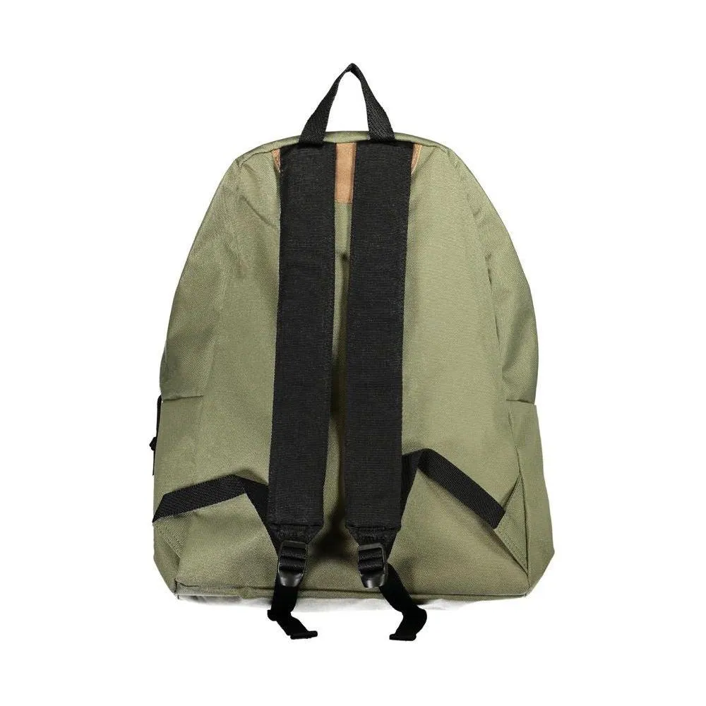 Napapijri Eco-Conscious Green Backpack with Sleek Design