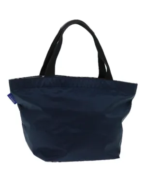 Navy Blue Nylon Hand Bag by Burberrys Blue Label