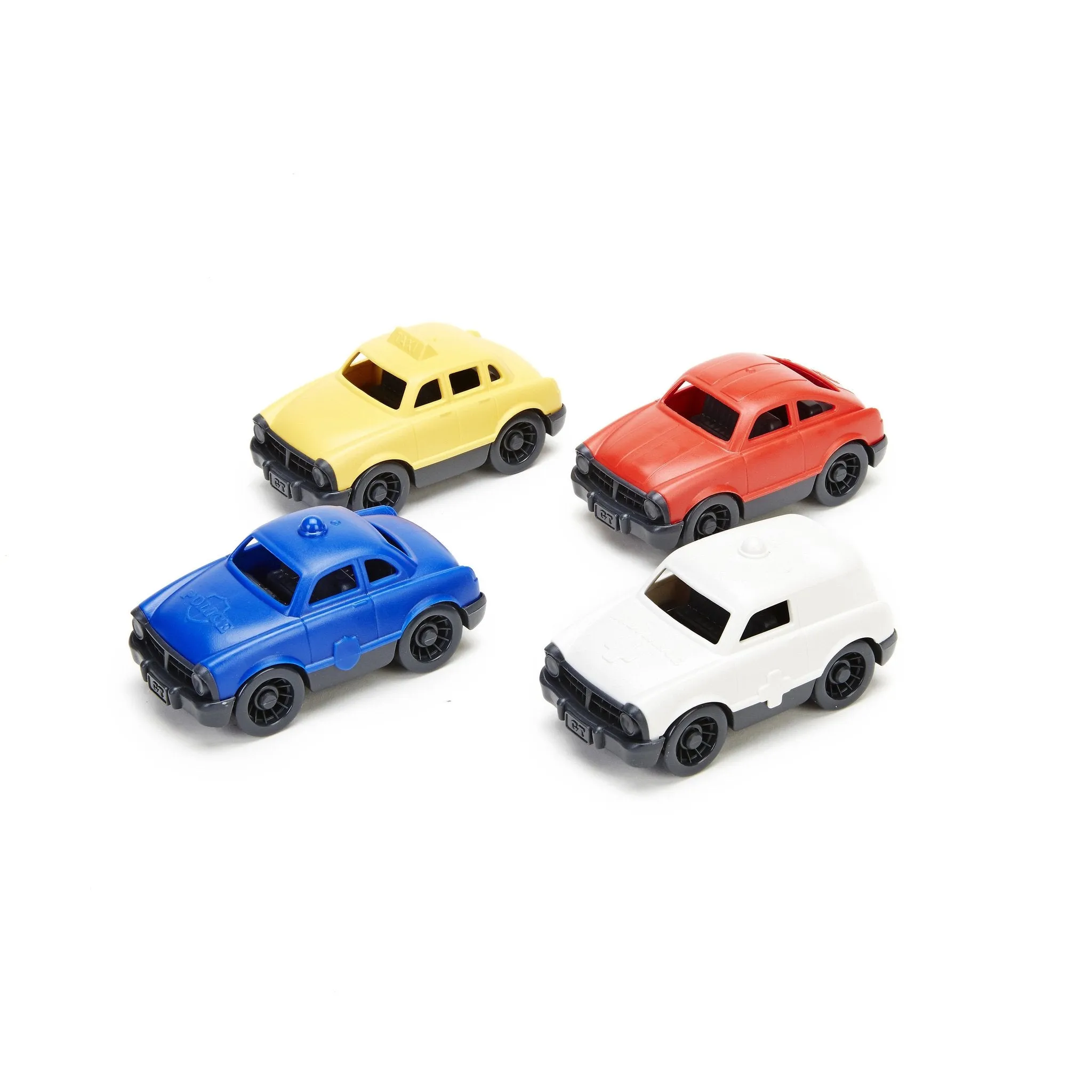 NEW! Mini Vehicle Car 4 pc Set by Green Toys Made in USA