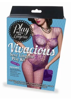 Play with Me Lingerie Vivacious Sexy Lingerie Play Kit