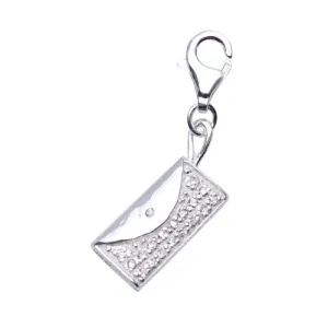 Silver Clutch Handbag Charm